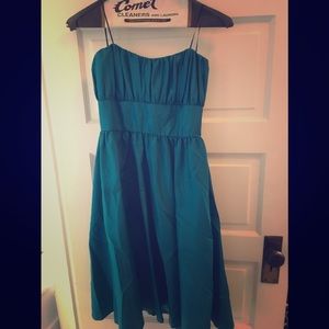 Teal dress cocktail size 7 juniors